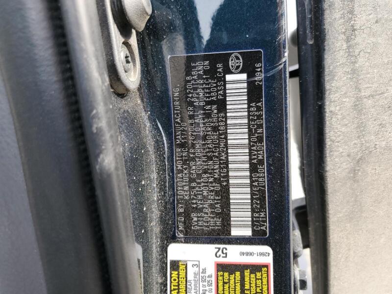 2021 TOYOTA CAMRY SE - 4T1G11AK2MU418829 | SeoVin.biz