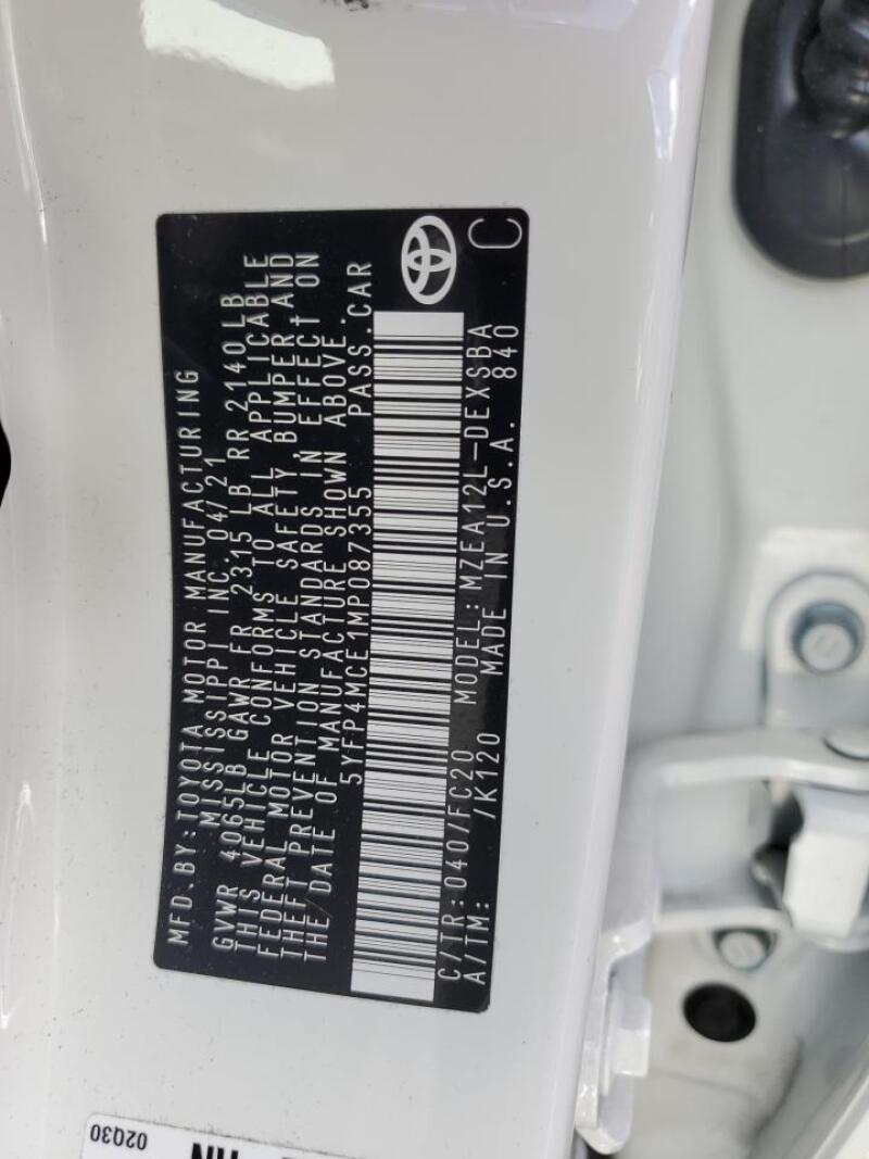 2021 TOYOTA COROLLA SE - 5YFP4MCE1MP087355 | SeoVin.biz