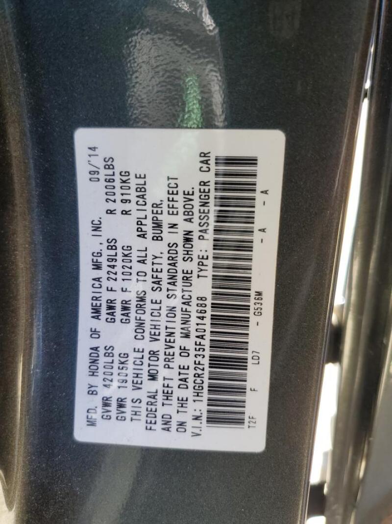 2015 HONDA ACCORD LX - 1HGCR2F35FA014688 | SeoVin.biz