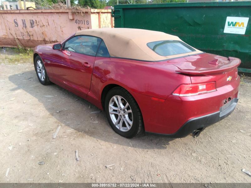 2015 CHEVROLET CAMARO 1LT - 2G1FD3D35F9222898 | SeoVin.biz