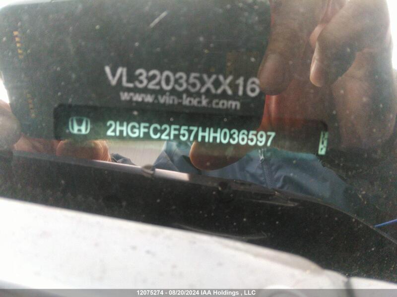 2017 HONDA CIVIC LX - 2HGFC2F57HH036597 | SeoVin.biz