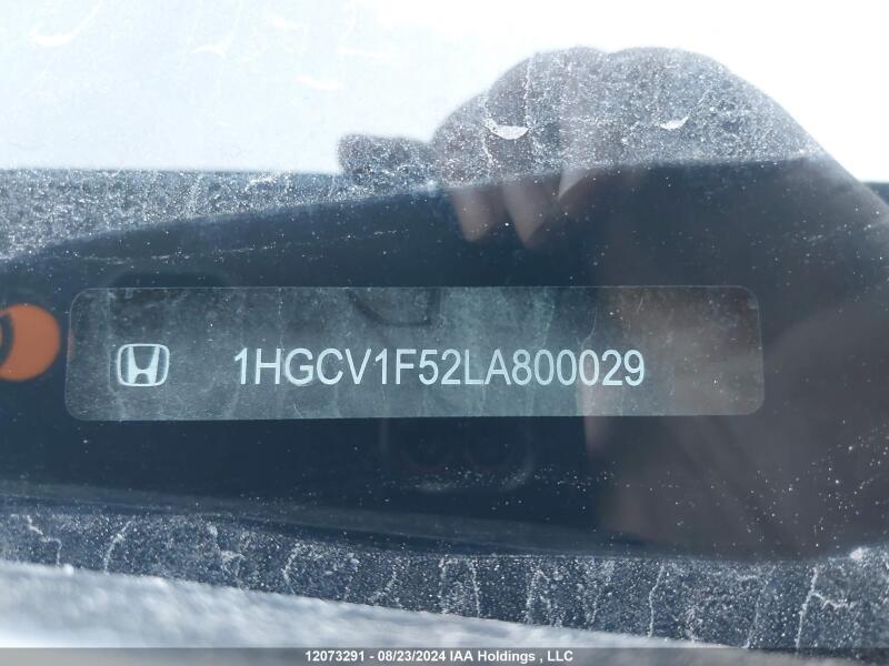 2020 HONDA ACCORD SEDAN - 1HGCV1F52LA800029 | SeoVin.biz