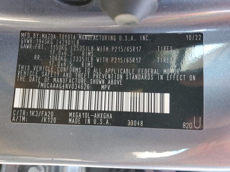 2022 TOYOTA COROLLA CROSS LE - 7MUCAAAG4NV034626 | SeoVin.biz