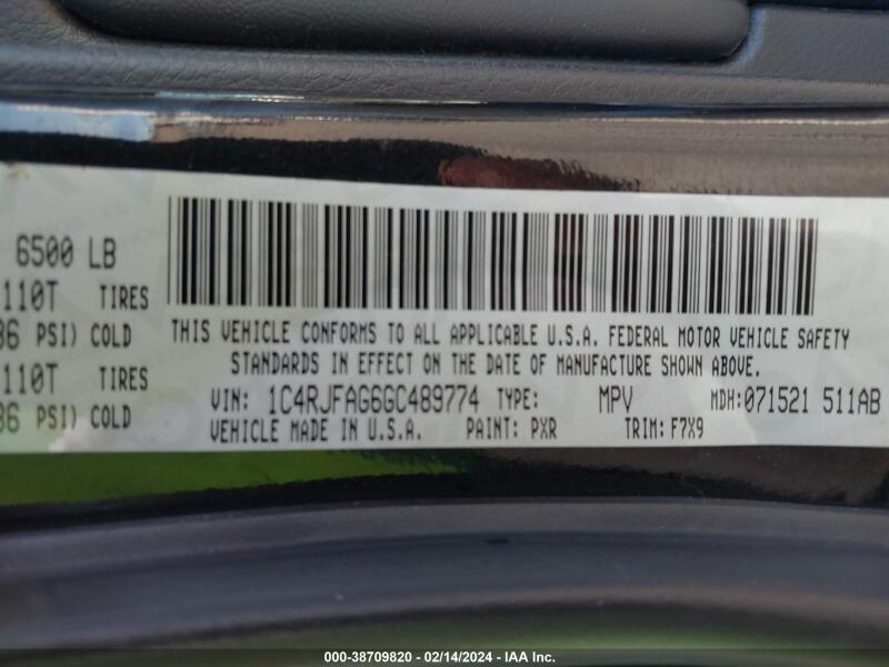 2016 JEEP GRAND CHEROKEE LAREDO - 1C4RJFAG6GC489774 | SeoVin.biz