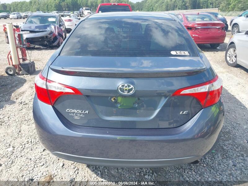 2016 TOYOTA COROLLA LE - 2T1BURHE4GC687243 | SeoVin.biz