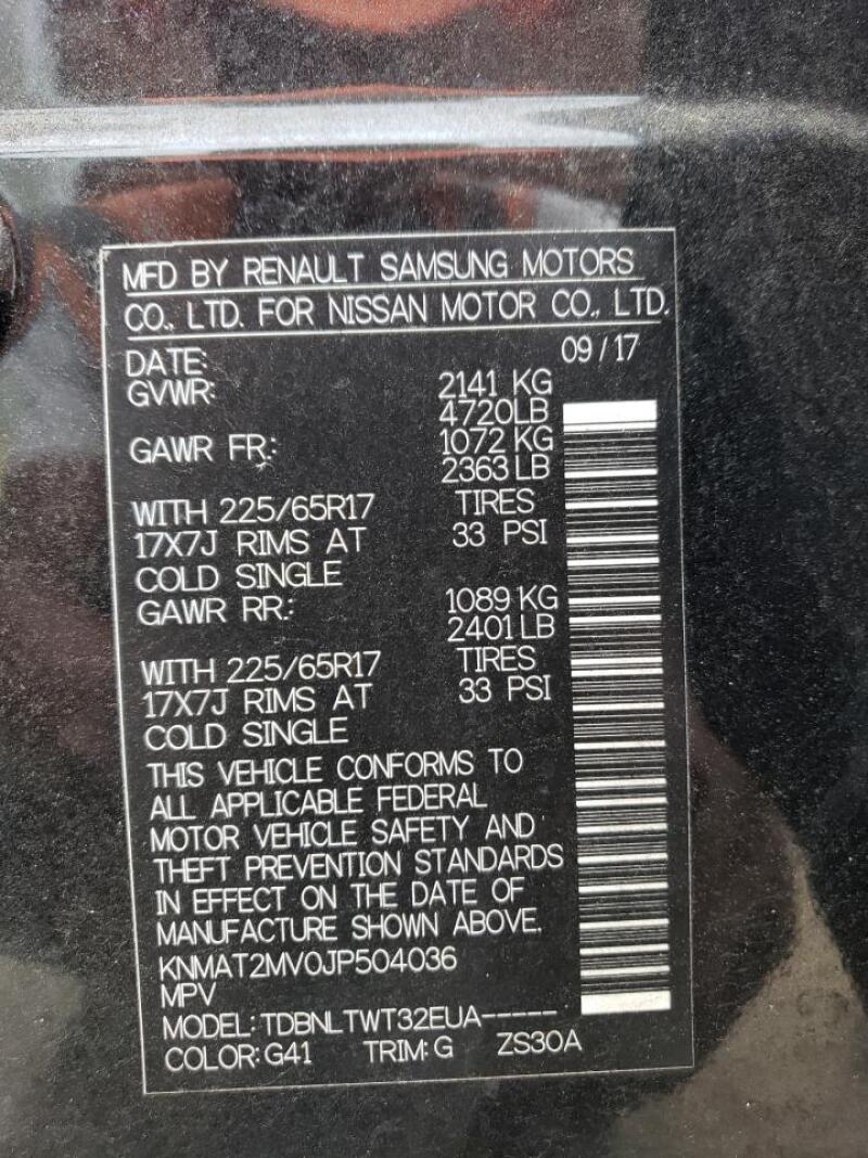 2018 NISSAN ROGUE S - KNMAT2MV0JP504036 | SeoVin.biz