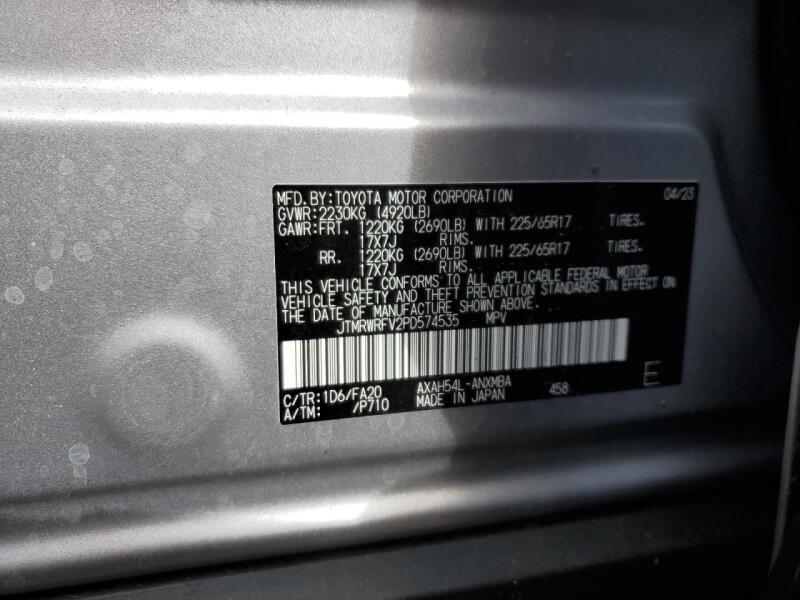 2023 TOYOTA RAV4 XLE - JTMRWRFV2PD574535 | SeoVin.biz