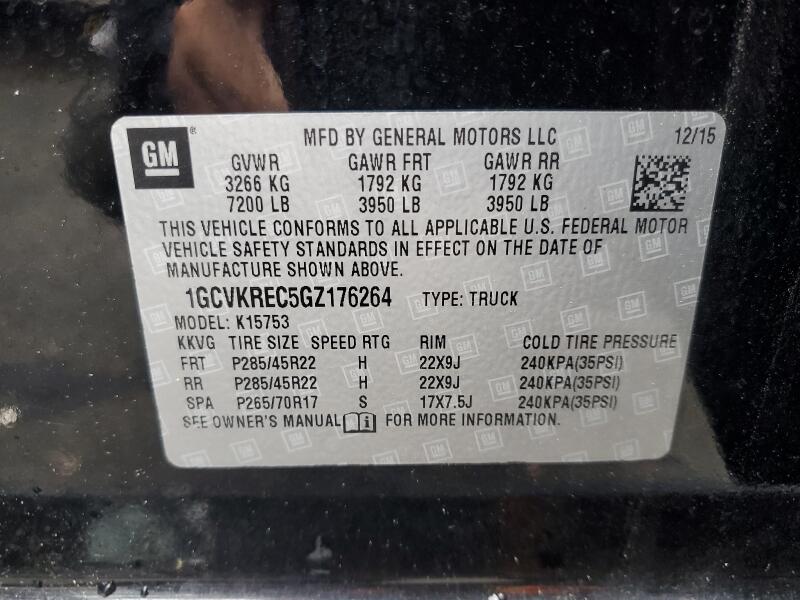 2016 CHEVROLET SILVERADO K1500 LT - 1GCVKREC5GZ176264 | SeoVin.biz