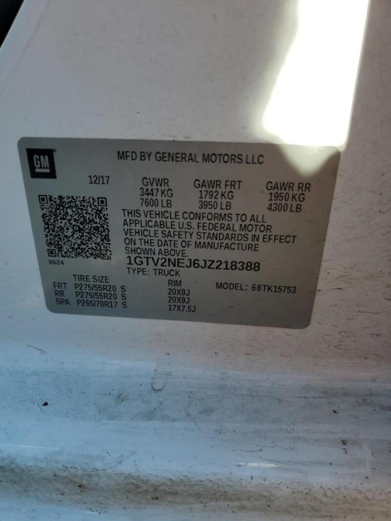 2018 GMC SIERRA K1500 SLT - 1GTV2NEJ6JZ218388 | SeoVin.biz