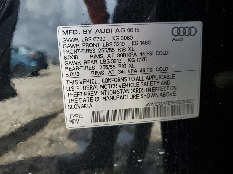 2015 AUDI Q7 PREMIUM - WA1CGAFE9FD030837 | SeoVin.biz