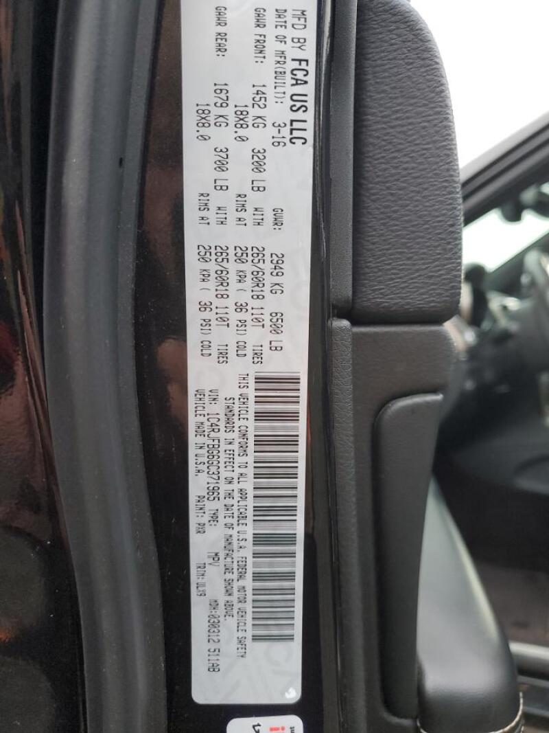 2016 JEEP GRAND CHEROKEE LIMITED - 1C4RJFBG6GC371965 | SeoVin.biz