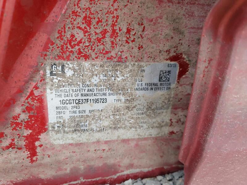 2015 CHEVROLET COLORADO Z71 - 1GCGTCE37F1195723 | SeoVin.biz