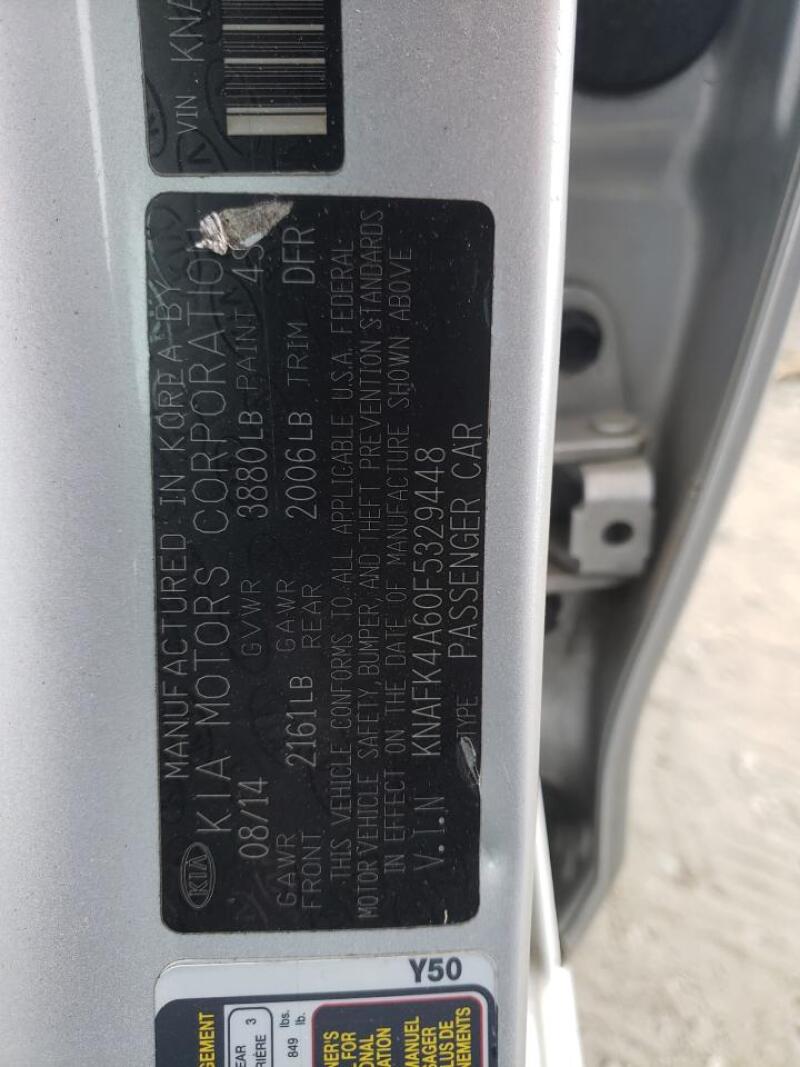 2015 KIA FORTE LX - KNAFK4A60F5329448 | SeoVin.biz