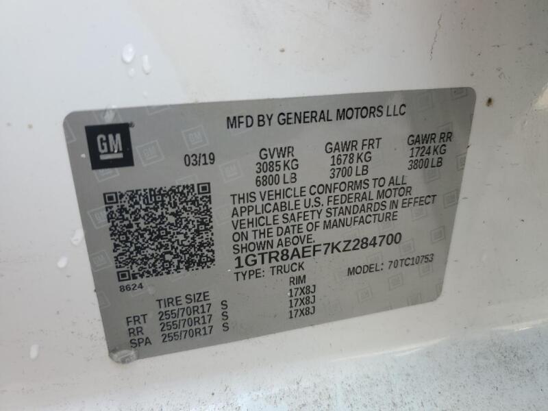 2019 GMC SIERRA C1500 - 1GTR8AEF7KZ284700 | SeoVin.biz