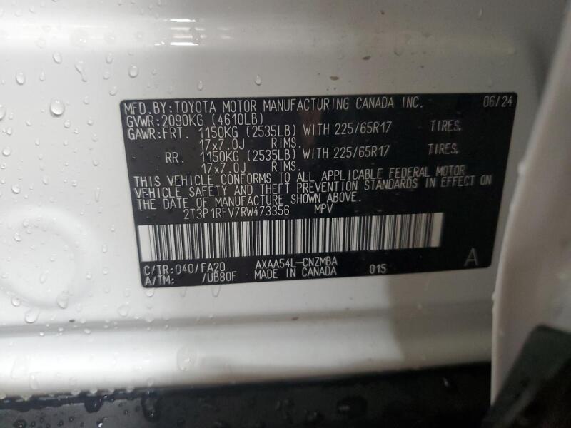 2024 TOYOTA RAV4 XLE - 2T3P1RFV7RW473356 | SeoVin.biz