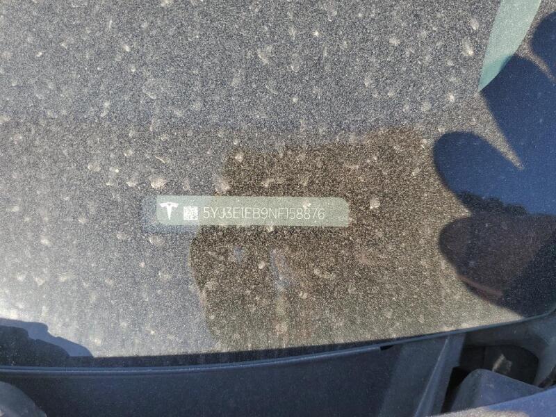 2022 TESLA MODEL 3 - 5YJ3E1EB9NF158876 | SeoVin.biz