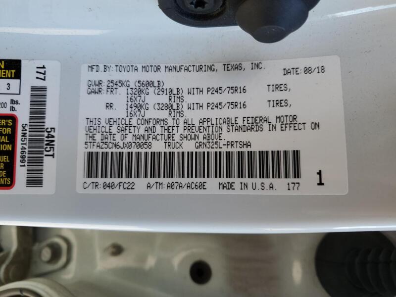 2018 TOYOTA TACOMA DOUBLE CAB - 5TFAZ5CN6JX070058 | SeoVin.biz