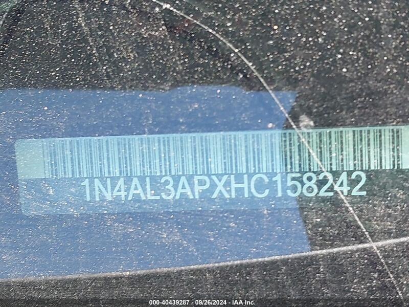 2017 NISSAN ALTIMA 2.5 SV - 1N4AL3APXHC158242 | SeoVin.biz