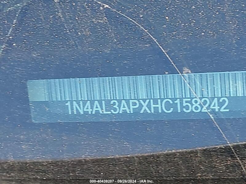2017 NISSAN ALTIMA 2.5 SV - 1N4AL3APXHC158242 | SeoVin.biz
