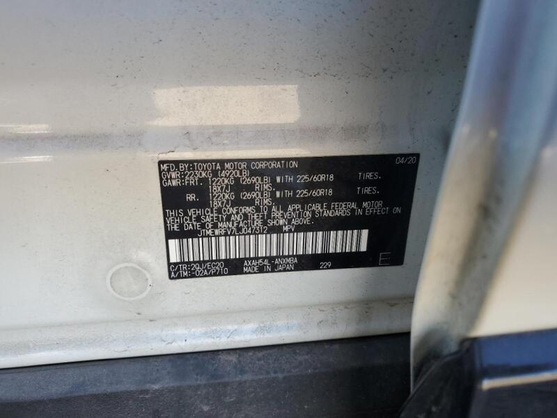 2020 TOYOTA RAV4 XSE - JTMEWRFV7LJ047312 | SeoVin.biz