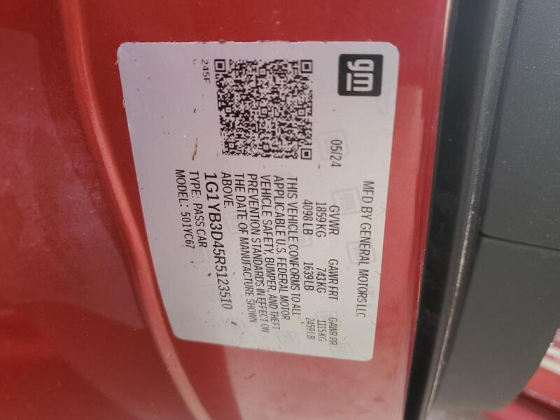 2024 CHEVROLET CORVETTE STINGRAY 2LT - 1G1YB3D45R5123510 | SeoVin.biz