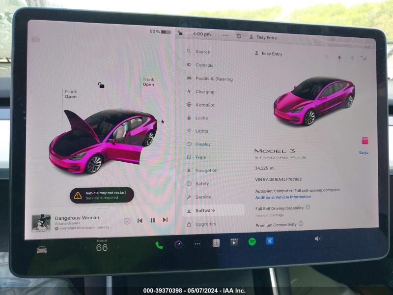 2020 TESLA MODEL 3 STANDARD RANGE PLUS REAR-WHEEL DRIVE/STANDARD RANGE REAR-WHEEL DRIVE - 5YJ3E1EA4LF797882 | SeoVin.biz