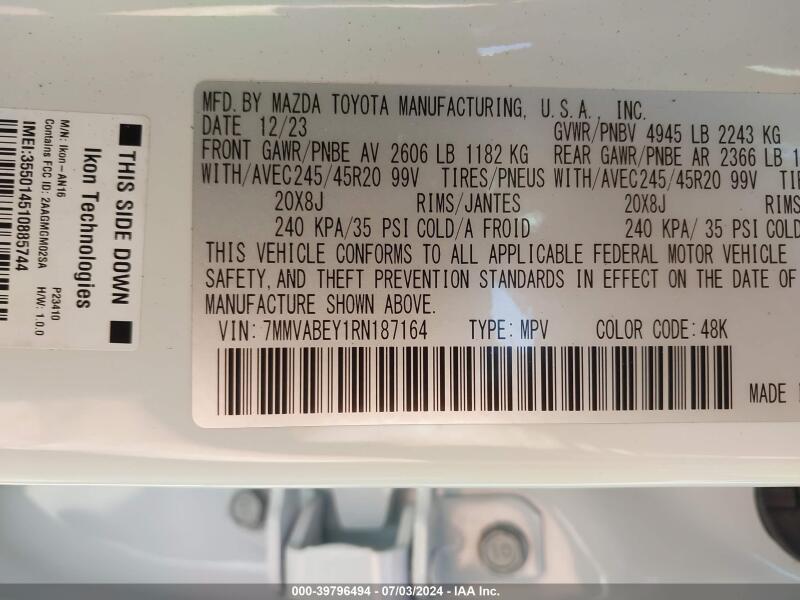 2024 MAZDA CX-50 2.5 TURBO PREMIUM PLUS - 7MMVABEY1RN187164 | SeoVin.biz