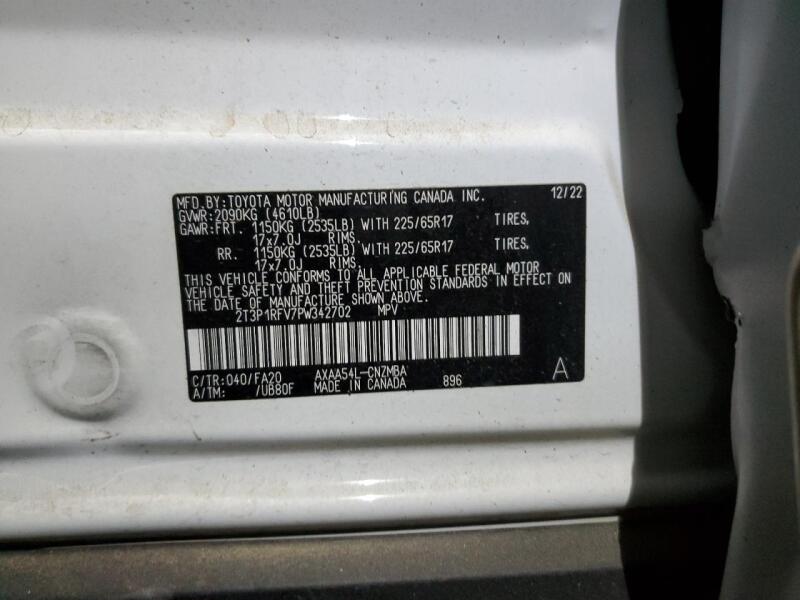 2023 TOYOTA RAV4 XLE - 2T3P1RFV7PW342702 | SeoVin.biz