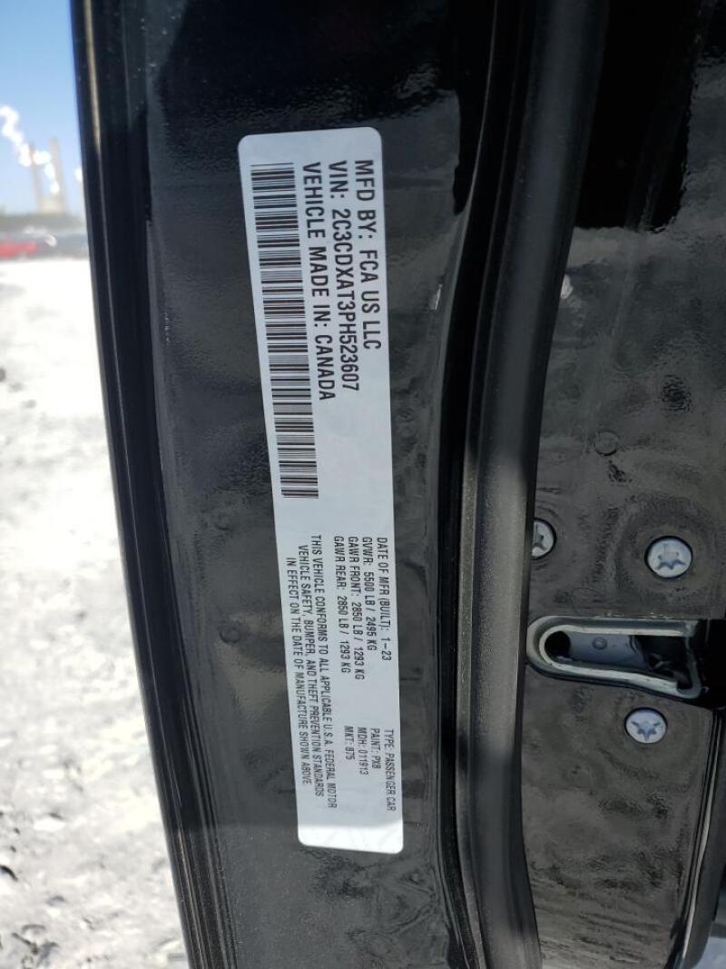 2023 DODGE CHARGER POLICE - 2C3CDXAT3PH523607 | SeoVin.biz