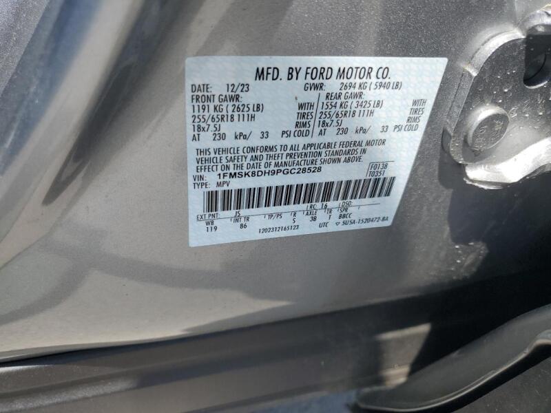 2023 FORD EXPLORER XLT - 1FMSK8DH9PGC28528 | SeoVin.biz