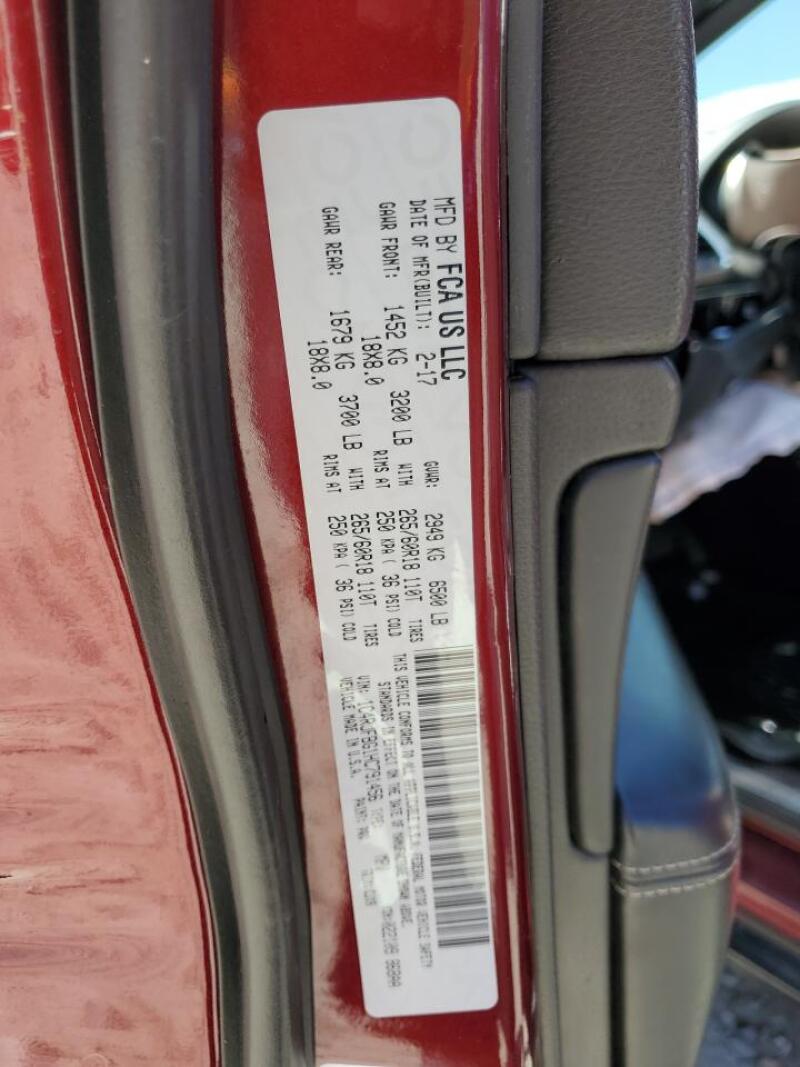 2017 JEEP GRAND CHEROKEE LIMITED - 1C4RJFBG1HC791456 | SeoVin.biz