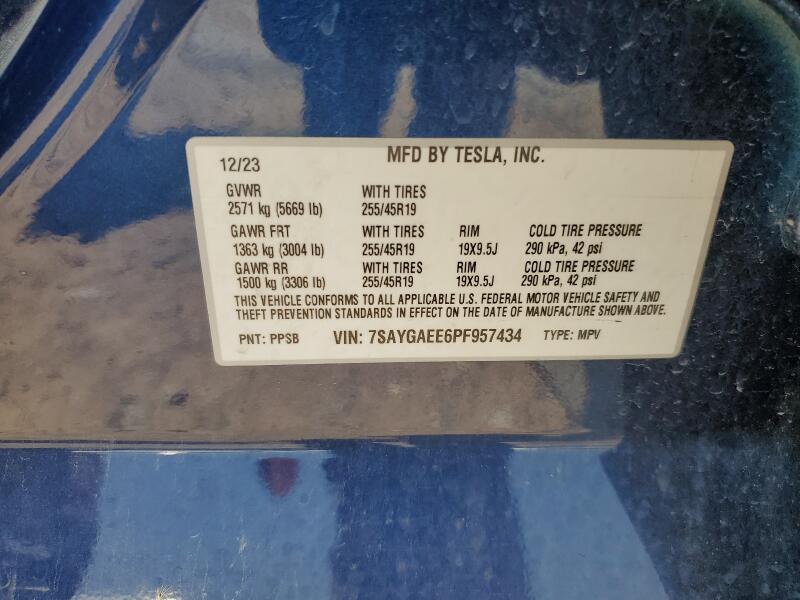 2023 TESLA MODEL Y - 7SAYGAEE6PF957434 | SeoVin.biz