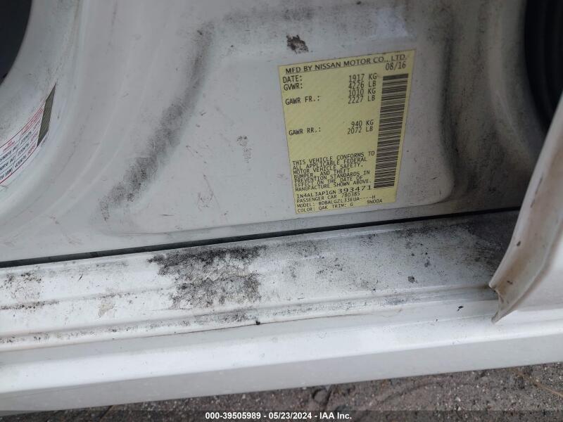 2016 NISSAN ALTIMA 2.5 S - 1N4AL3AP1GN393471 | SeoVin.biz