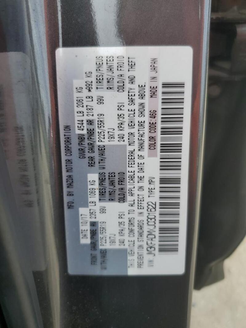 2018 MAZDA CX-5 GRAND TOURING - JM3KFADMXJ0301622 | SeoVin.biz