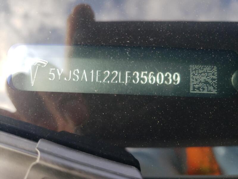 2020 TESLA MODEL S - 5YJSA1E22LF356039 | SeoVin.biz