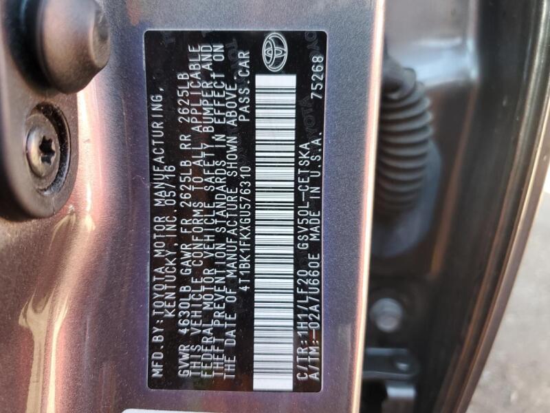 2016 TOYOTA CAMRY XSE - 4T1BK1FKXGU576310 | SeoVin.biz