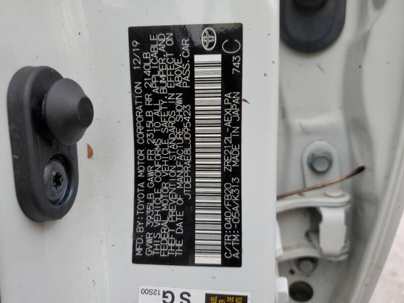 2020 TOYOTA COROLLA LE - JTDEPRAE8LJ095423 | SeoVin.biz