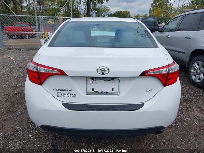 2016 TOYOTA COROLLA LE - 2T1BURHE8GC540214 | SeoVin.biz