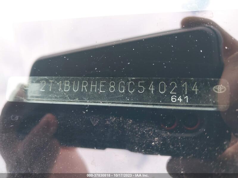 2016 TOYOTA COROLLA LE - 2T1BURHE8GC540214 | SeoVin.biz