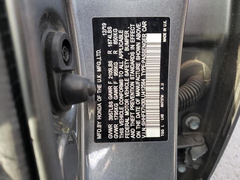 2020 HONDA CIVIC LX - SHHFK7H30LU412564 | SeoVin.biz