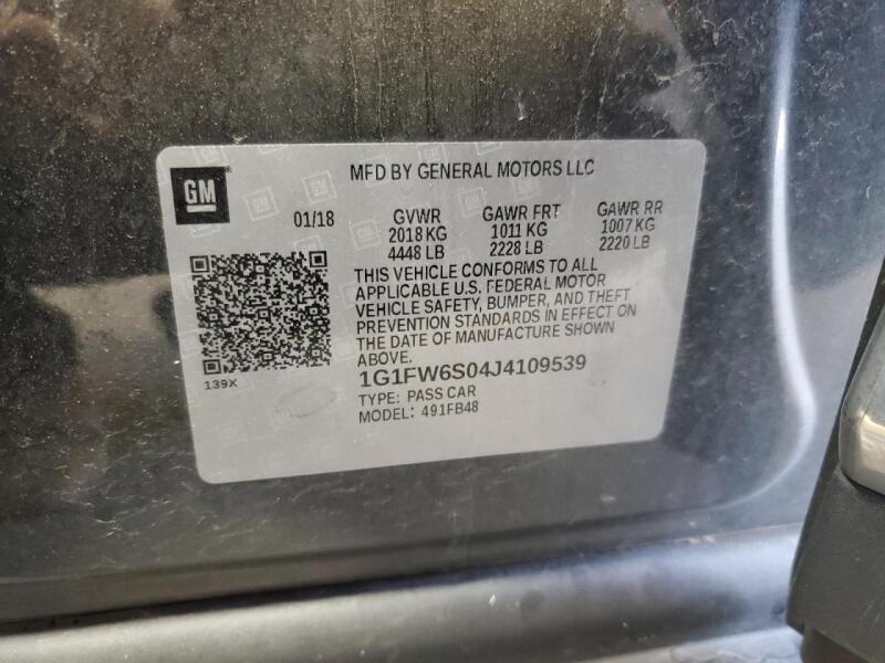 2018 CHEVROLET BOLT EV LT - 1G1FW6S04J4109539 | SeoVin.biz