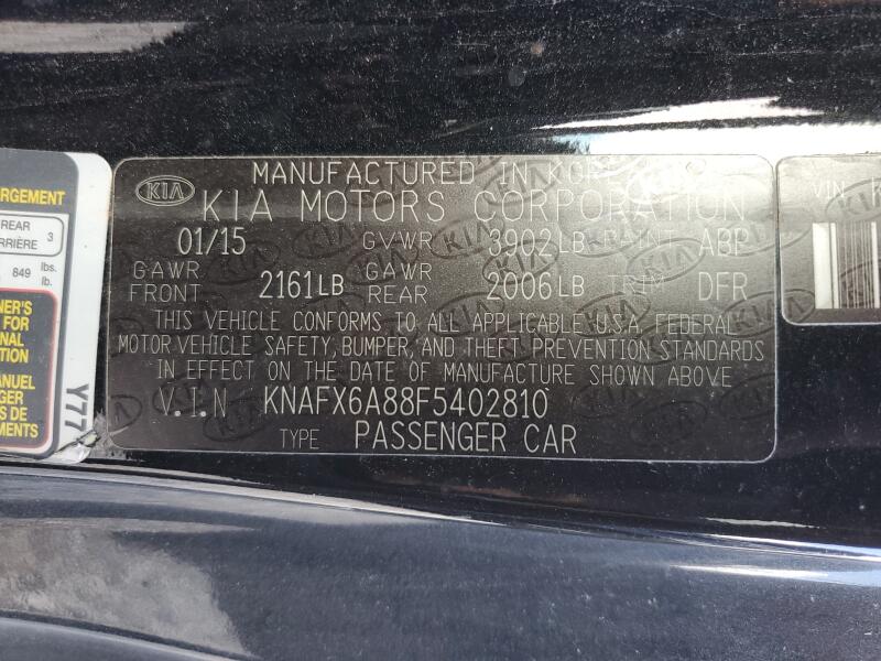 2015 KIA FORTE EX - KNAFX6A88F5402810 | SeoVin.biz