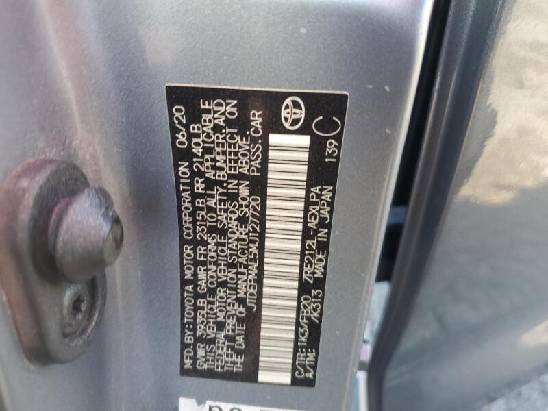 2021 TOYOTA COROLLA LE - JTDEPMAE5MJ127720 | SeoVin.biz