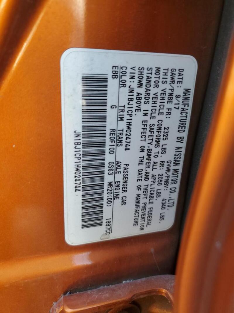 2017 NISSAN ROGUE SPORT S - JN1BJ1CP1HW024744 | SeoVin.biz