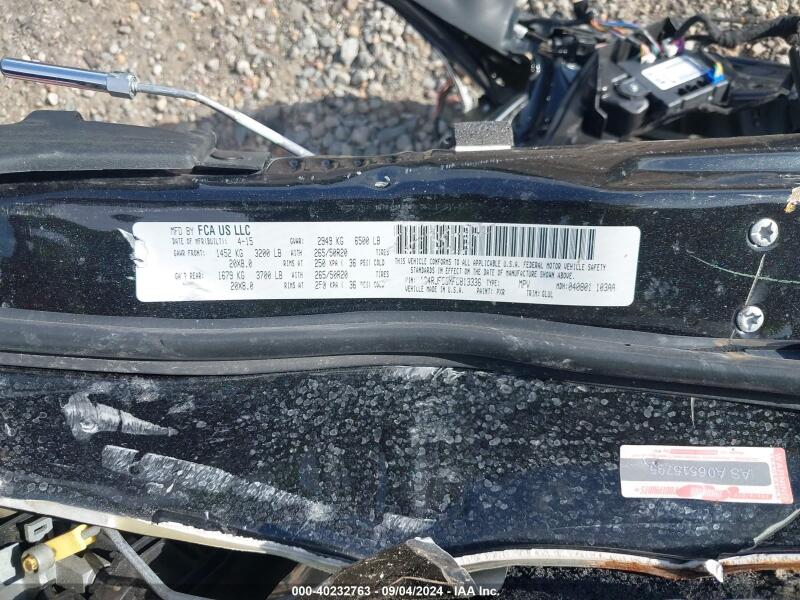 2015 JEEP GRAND CHEROKEE OVERLAND - 1C4RJFCGXFC813336 | SeoVin.biz