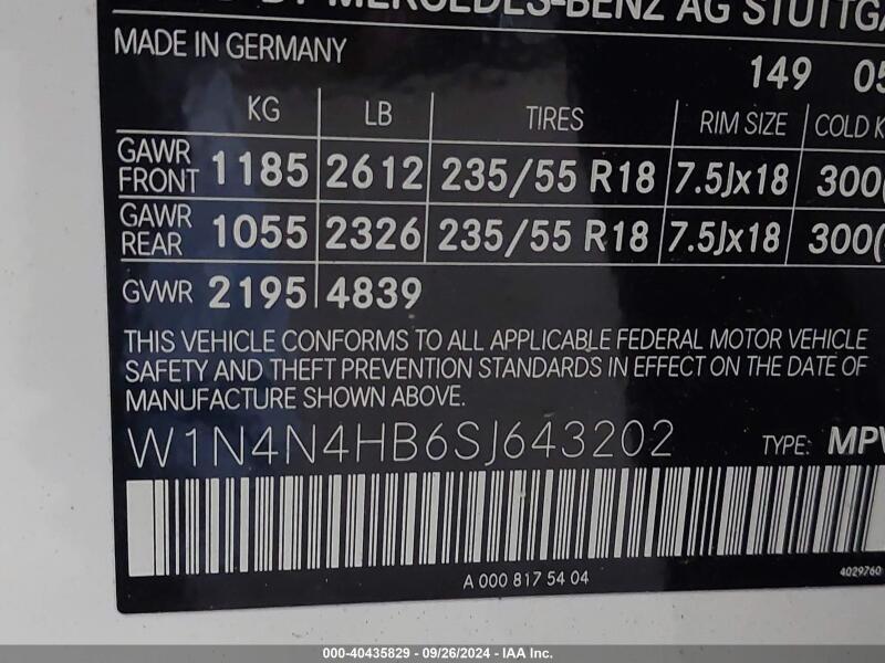 2025 MERCEDES-BENZ GLA 250 4MATIC - W1N4N4HB6SJ643202 | SeoVin.biz