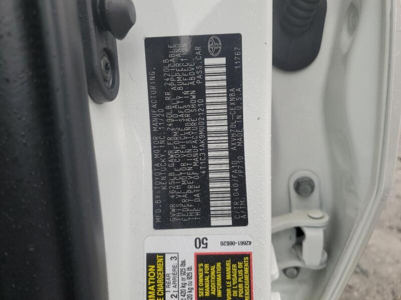 2021 TOYOTA CAMRY LE - 4T1C31AK9MU021210 | SeoVin.biz