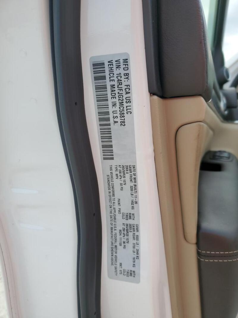 2021 JEEP GRAND CHEROKEE SUMMIT - 1C4RJFJG2MC588782 | SeoVin.biz