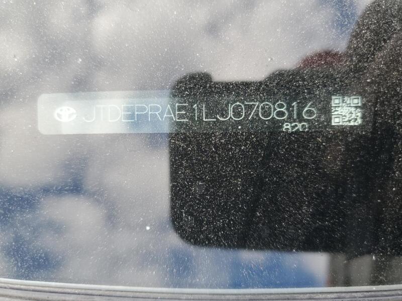 2020 TOYOTA COROLLA LE - JTDEPRAE1LJ070816 | SeoVin.biz