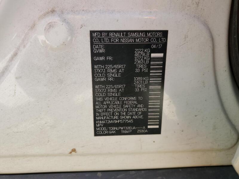 2017 NISSAN ROGUE S - KNMAT2MV9HP577545 | SeoVin.biz